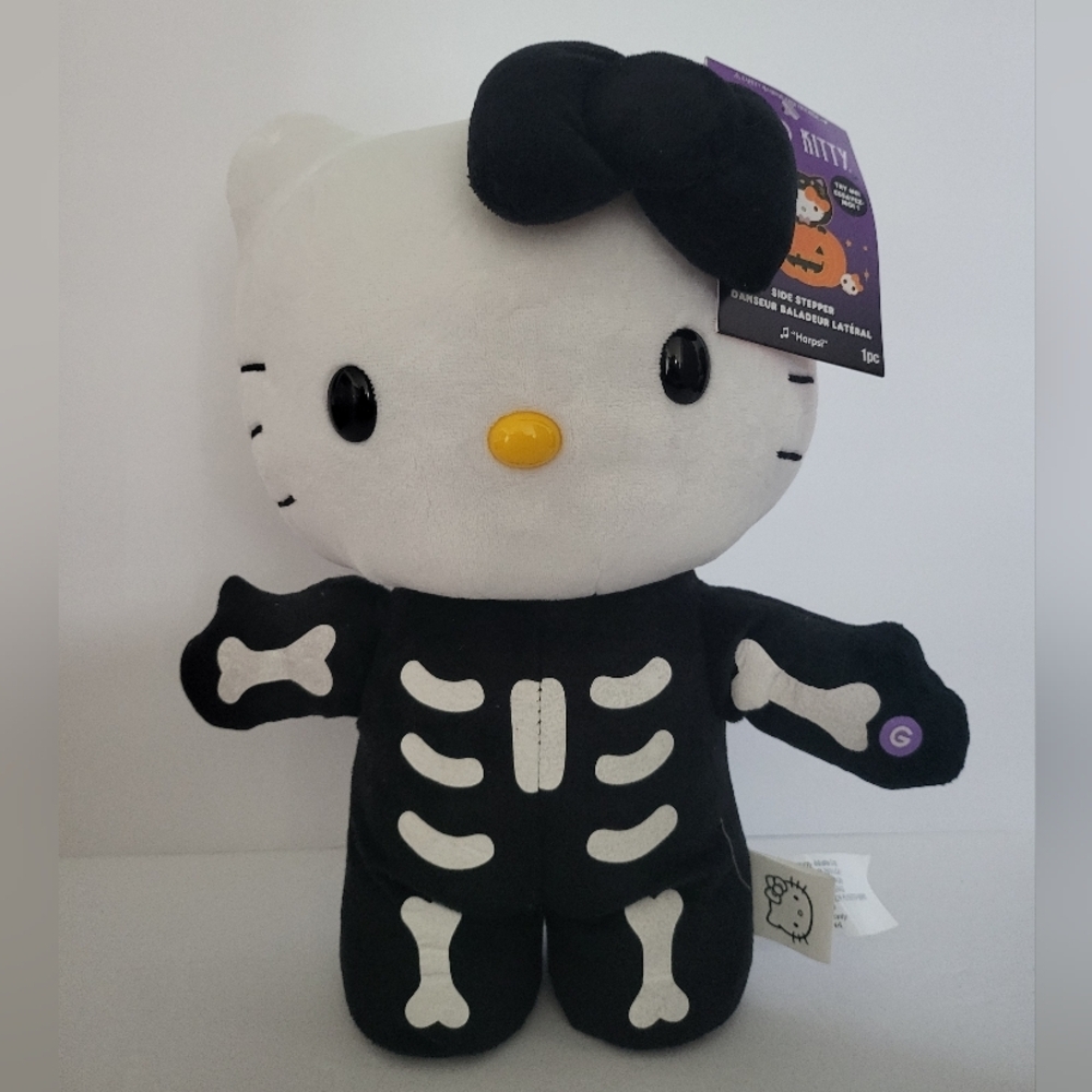 NWT HELLO KITTY HALLOWEEN skeleton side stepper